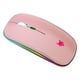 thumbnail image 1 of Ratón inalámbrico Ratón recargable Ajustable 800/1200/1600/2400 ratones DPI con Oficina de plástico de receptor USB Office reemplazable Oro 2.4GHz Inevent EL023357-04B, 1 of 7