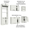thumbnail image 4 of Cocina Integral Agata Madesa 250cm 01 - Blanco, 4 of 10