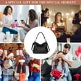 thumbnail image 6 of Women Genuine Leather Shoulder Bag Vintage Hobo Bag Casual Travel Satchel Medium Purse Ladies Daily Work Crossbody Bag, 6 of 6