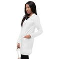 thumbnail image 3 of Adar Universal Lab Coat For Women - Slim-Cut Medical Lab Coat - 804 - White - 8, 3 of 7