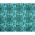 thumbnail image 4 of oneOone Polyester Lycra Fabric Leaves & Floral Block Print Fabric By The Yard 56 Inch Wide, 4 of 4