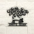thumbnail image 2 of Handmadetneonsign Custom Let's Roll Roller Skating Metal Wall Art LED Light - Personalized Roller Skating, 2 of 4