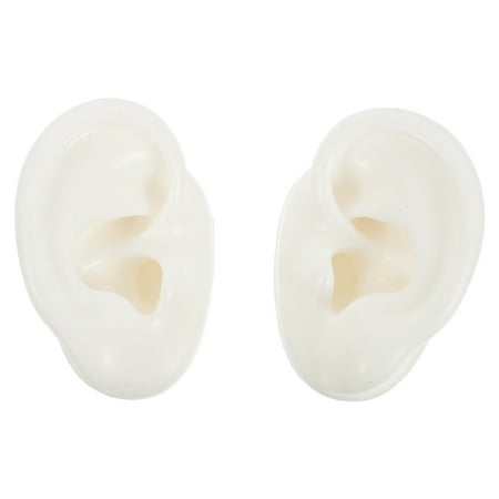 

1 Pair Silicone Ear Model Reusable Simulation Human Ear Model for Shop Window Displays