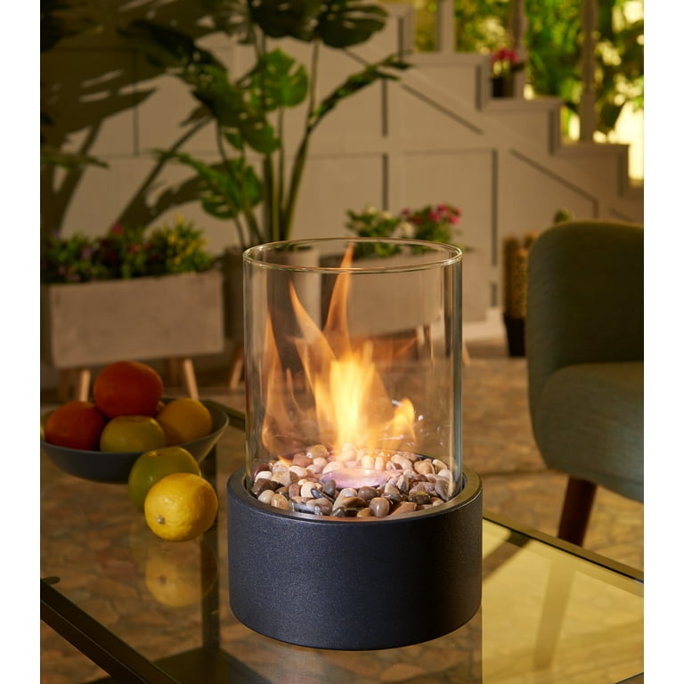 Danya B. Indoor / Outdoor Portable Tabletop Fire Pit – Clean-Burning Bio Ethanol Ventless Fireplace - Small Danya B. Indoor / Outdoor Portable Tabletop Fire Pit – Clean-Burning Bio Ethanol Ventless Fireplace - Small
