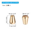 thumbnail image 2 of Uxcell Metal Bell Stopper, Conical Cord Ends Lock Fastener Drawstring Ropes End Stopper Multicolor, 2 of 4