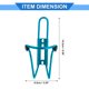 thumbnail image 4 of Soporte para botella de bicicleta, soporte para botella de bicicleta, ciclismo, carretera, universal, ligero, aleación de aluminio, azul, 4 of 6