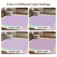 thumbnail image 7 of ODIKA Pink Whimsical Grid Layout Showcasing Theme Galaxy Easy Care Kids Safe for Small Living Room, Playroom, Bedroom, 7 of 7