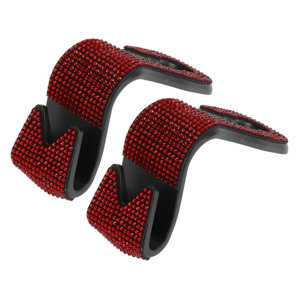 Ganchos de reposacabezas de asiento de automóvil universal Unique Bargains 2 Pcs para la mayoría de los automóviles, SUV, camiones