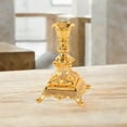 thumbnail image 4 of Candelabro decorativo, soporte para fotos, candelabro Retro Premium, candelabro para decoración de celebración de dormitorio Oro, 4 of 8