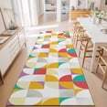 thumbnail image 3 of Area Rug 2x6ft Modern Geometric Area Rugs for Kitchen Runner Rug Abstract Mid Century Non Slip Floor Carpet Mat for Kitchen Entryway Bathroom Office Home Decor, 3 of 8