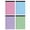 Random, variant on Color-Coded Wide-Ruled Notepad Set with 50 Sheets, Perforated for Clean Removal, Left-Side Margin for Structured Writing, Perfect for Home, Office, and Study Groups, 1 Notebook, By Huiing