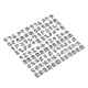 thumbnail image 2 of 108pcs 3D Silver Flower Nail Art Stickers Decals Stamping DIY Decoration Tools (Black), 2 of 3