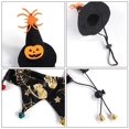 thumbnail image 2 of Ropa de Navidad para gatos, ropa para gatos, decoración de fiesta de Halloween para gatos, capa, sombrero, collar para perros, sombrero de Halloween, 2 of 5