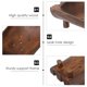 thumbnail image 4 of Soporte de barra de madera vintage para platos, escurridor automático, soporte para esponja para ducha, baño, cocina y fregadero, 4 of 6
