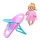 thumbnail image 5 of Los niños fingen juegos de rol juguetes Baby Doll silla de comedor muebles niños juguete perfke Juego de simulación para niños, 5 of 8