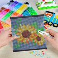 thumbnail image 3 of Hearth & Gear Educational Bead Pack DIY Craft For Kids Enhance Motor Skills And Imagination With Colorful Beads For Activities Counters for Kids Math 100 Children Board Games And Puzzles Color Sorting, 3 of 4