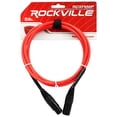 thumbnail image 4 of 4 Rockville 6' Female to Male REAN XLR Mic Cable (2 Red and 2 Blue), 4 of 5
