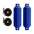 thumbnail image 3 of DYNWAVECA 2Pcs Boat s Boat Bumpers 6mm x 1.5M Ropes Easy to Install Anti Collision Inflatable s for Speedboats Pontoon Blue G0 Black Rope, 3 of 10