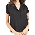 thumbnail image 4 of Blusa manga corta Roman Fashion /Juvenil, 6926 (Negro) negro EG, 4 of 5
