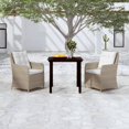 thumbnail image 1 of vidaXL 3 Piece Garden Dining Set Brown, 1 of 5