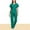 Green, variant on Chaoheng Nurse Uniform Scrub Sets Women's Short Sleeve V-Neck Scrub Set Hospital Medical Uniform for Doctors & Nurses