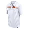 thumbnail image 2 of Men's Fanatics White Cincinnati Bengals Big & Tall Sublimated Polo, 2 of 3