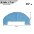 thumbnail image 3 of Mop Accessory Kit Compatible with For Mova E10 Robot Vacuums 4 or 10 Pack, 3 of 10