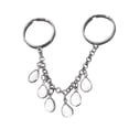 thumbnail image 4 of Waterdrops Finger Rings Geometric Fringe Adjustable Opening Rings Eye Catching Finger Jewelry Suitable for Daily Wear, 4 of 8