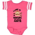thumbnail image 3 of Inktastic Monkey I Love Hanging out with My Auntie Boys or Girls Baby Bodysuit, 3 of 5