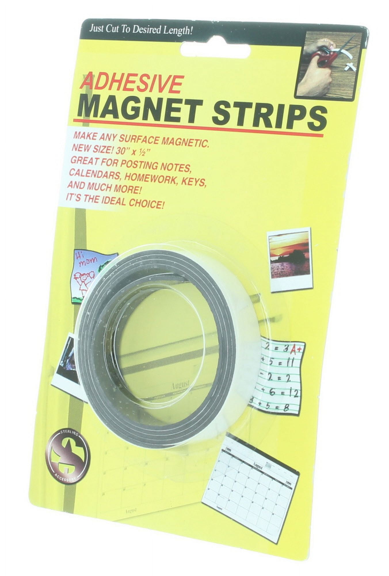 Adhesive Magnet Strips (Available in a pack of 24)