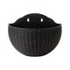 thumbnail image 1 of Imitation Rattan Wall, Hydroponic Flower Pot, Punch-Free Black S, 1 of 1