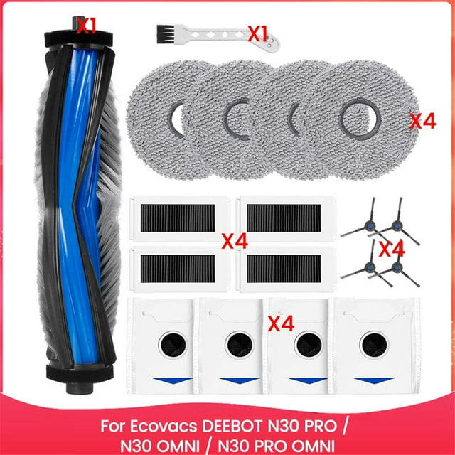 Conjunto de Accesorios para Aspiradora Robot para N30 PRO / N30 OMNI / N30 PRO OMNI Cepillo Lateral Principal Filtro HEPA