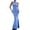 Blue, variant on Enjoytime Dresses for Women Crew Neck Sleeveless Textured Bodycon Maxi Dress Slim Flare Hem Elegant Party Dress