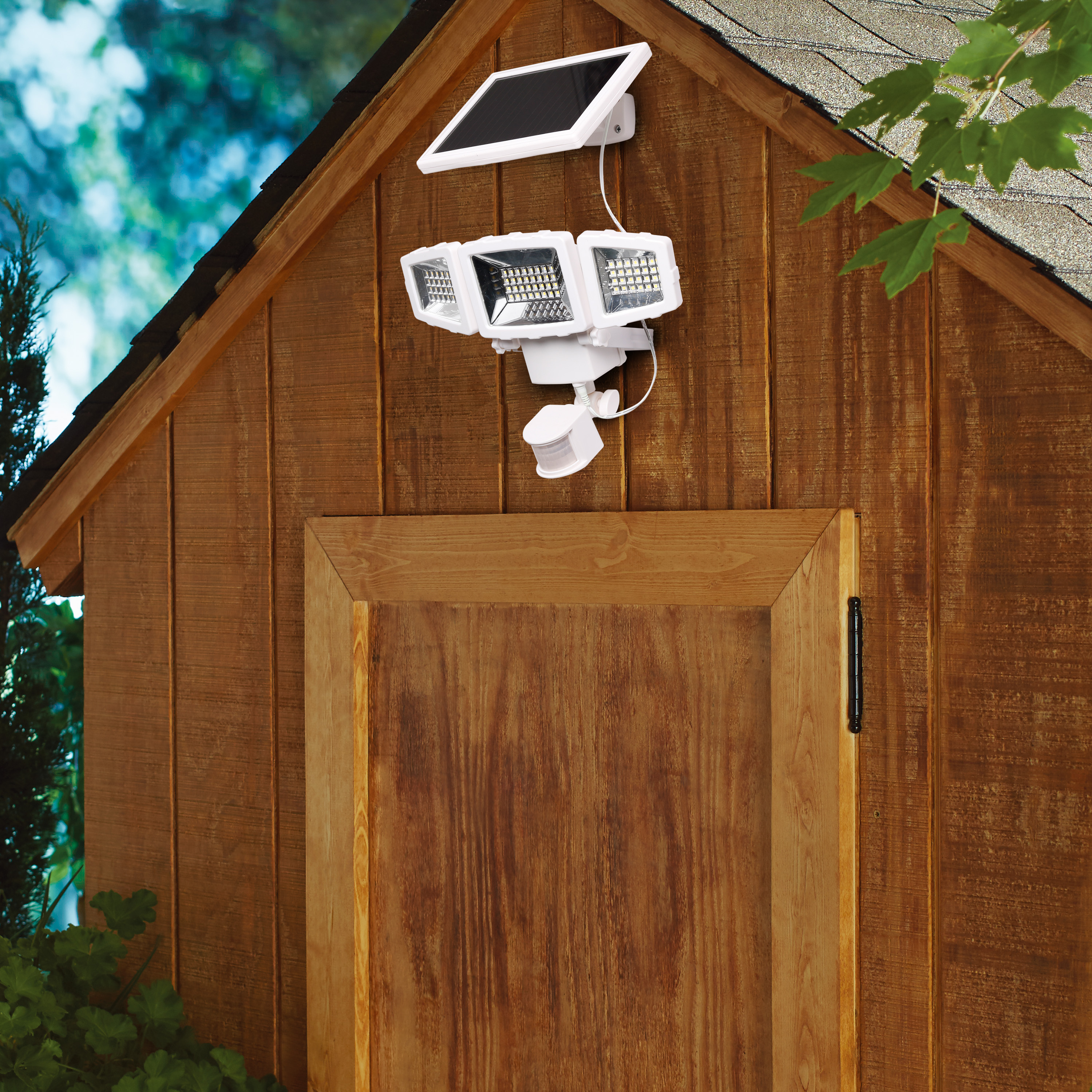 Westinghouse LED 2000 Lumen Solar Security Light with Triple Head - image 3 of 9