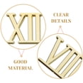 thumbnail image 3 of FRCOLOR  Clock Accessories Numbers Kit Roman Numeral Wall Mantel Living Room Faces Golden, 3 of 8