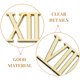 thumbnail image 3 of Milisten 1 Electroplateado De Manecillas Y Números Para De Pared Con Elegante Dorado, 3 of 8