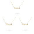 thumbnail image 4 of Sonducket Letra inglesa constelaciones tema zodiaco collar Ins único elegante delicado joyería cadena colgante Tauro oro Type1 NO1, 4 of 6
