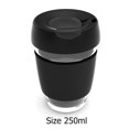 thumbnail image 2 of Taza de agua de silicona de 250 ml Taza de café de té para beber de viaje resistente al calor (D) JShteea Libre de BPA, 2 of 8