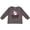 Charcoal, variant on Inktastic My Nonni Loves Me Girl Unicorn Girls Long Sleeve Toddler T-Shirt