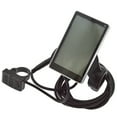 thumbnail image 1 of 36-60V Plastique Électrique LCD M5 Affichage Compteur Affichage Intelligent KT Modification Vélo Moteur Pièces de Vélo, 1 * Vélo Électrique LCD Affichage 1 * Rallonge, Noir, 1 of 10