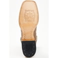 thumbnail image 7 of Tanner Mark Men's Exotic Caiman Tall Western Boot Broad Square Toe Brown 8 D(M) US, 7 of 7