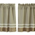 thumbnail image 3 of VHC Brands Kendra Stripe Curtain Tier Set, 3 of 3