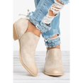 thumbnail image 3 of Bottines Chelsea pour Femmes Talon Bas Fermeture Éclair Chaussures, 3 of 3
