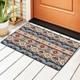 thumbnail image 1 of Vintage Aztec Boho Tribe Style Rugs Doormat, Non-Slip Machine Washable Carpets Floor Door Mat , 36" x 24", 1 of 7