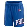 thumbnail image 2 of Men's Fanatics Royal Philadelphia 76ers Free Throw Mesh Shorts, 2 of 3