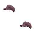 thumbnail image 2 of Minnieouse Lana mujer al aire libre Otoño Invierno octogonal Newsboy Vintage cálido sombrero artista viaje gorras conducción vacaciones vino Vino rojo 2piezas, 2 of 6