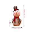 thumbnail image 3 of Naittoop Christmas Family Of Four Snowman Doll Figurine, 3 of 5