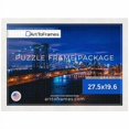 thumbnail image 4 of ArtToFrames 27.5x19.6 INCH/70x50 CM White Frame for 1000 Piece Puzzles.This 1.25 Inch Custom MDF Puzzle Frame is White - Comes with Economy Acrylic (Puzzle5179-27.5x19.6), 4 of 7