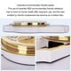 thumbnail image 4 of Yuarrent Funcionamiento silencioso Cronometraje preciso Construcción duradera Reloj de pared grande para unisex Fácil de leer Decoración del hogar Cuadrado Blanco, 4 of 6