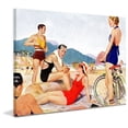 thumbnail image 2 of Marmont Hill - "Beach Pals" Painting Print on Wrapped Canvas, 2 of 5